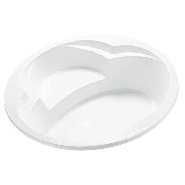 MTI Baths Rendezvous 1 Drop in Soaking Acrylic Bathtub with Integrated